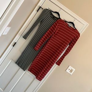Selling two midi long sleeve dresses
